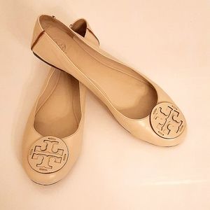 Tory Burch Cream Flats